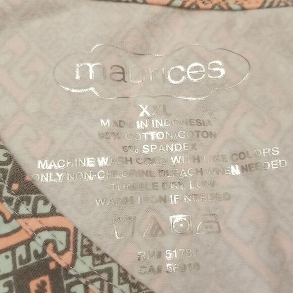 Maurices Aztec print tank top sz XXL - Picture 4 of 4